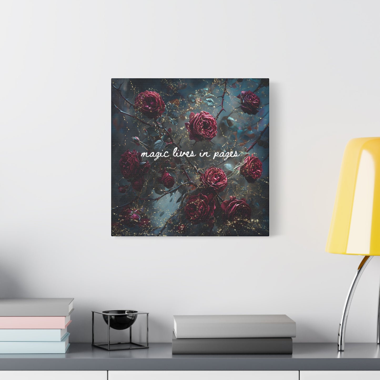 Magic Lives in Pages - Acotar Canvas Wall Art