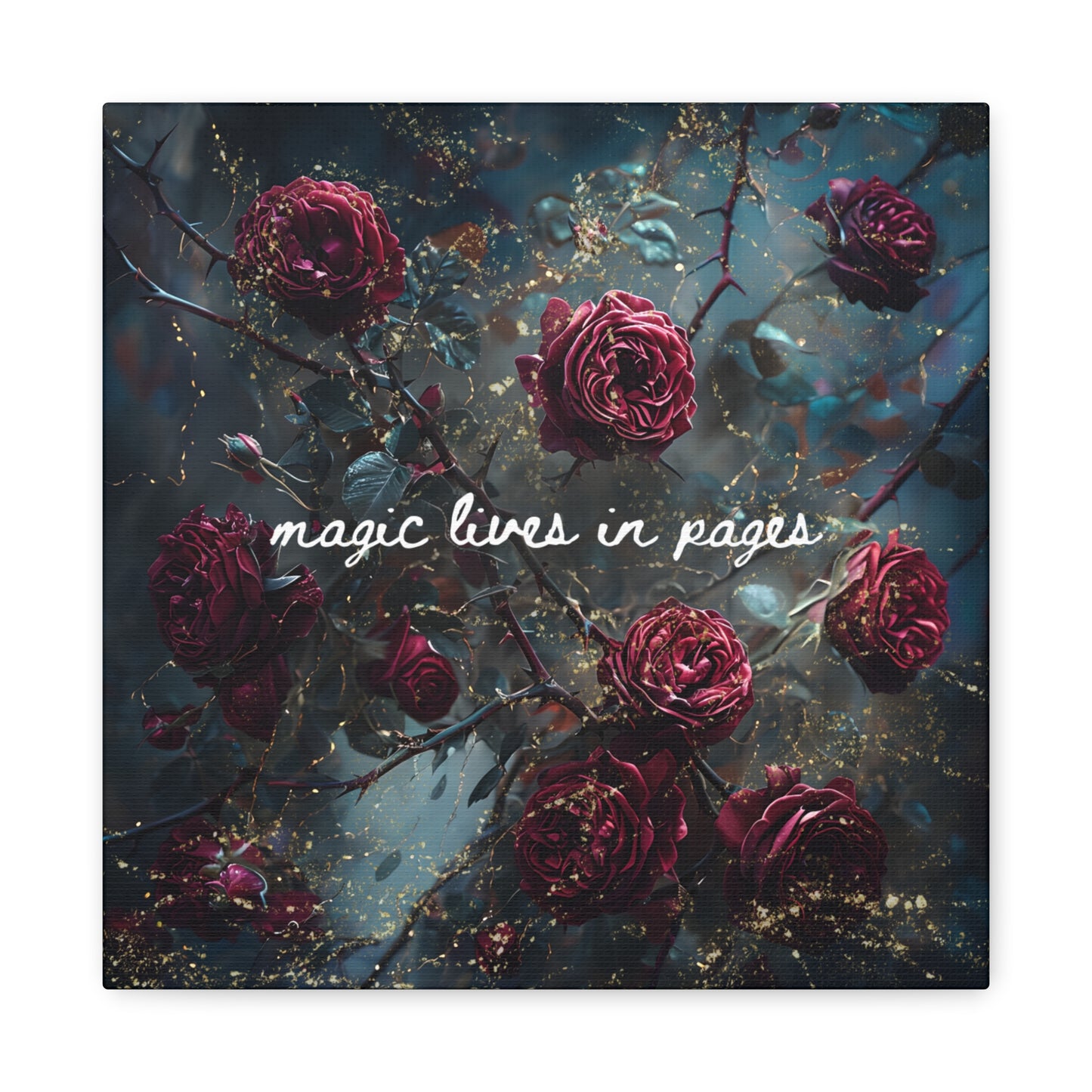 Magic Lives in Pages - Acotar Canvas Wall Art
