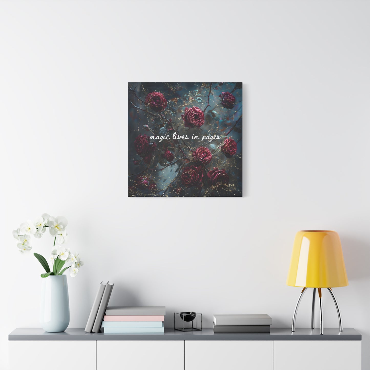 Magic Lives in Pages - Acotar Canvas Wall Art