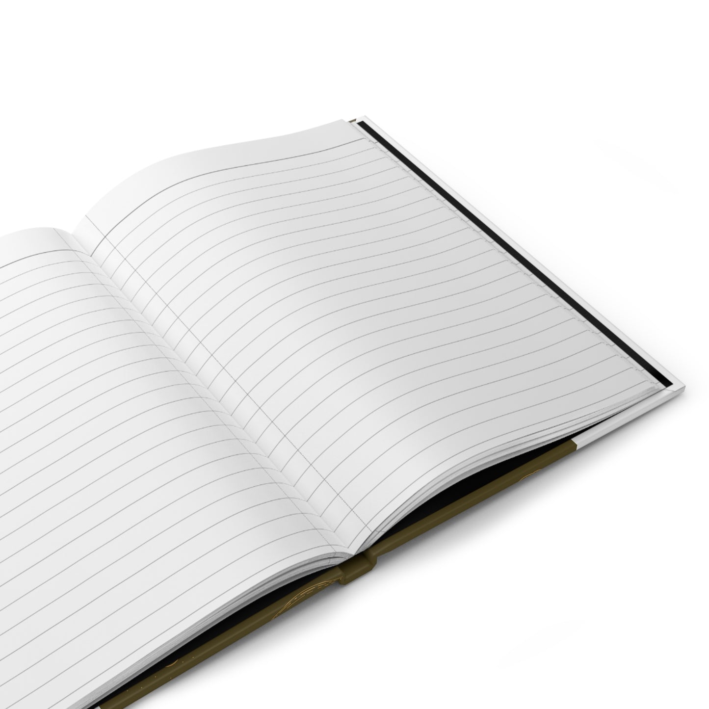 Olive Green Celestial A5 Hardcover Notebook - “Thoughts arranged like constellations”