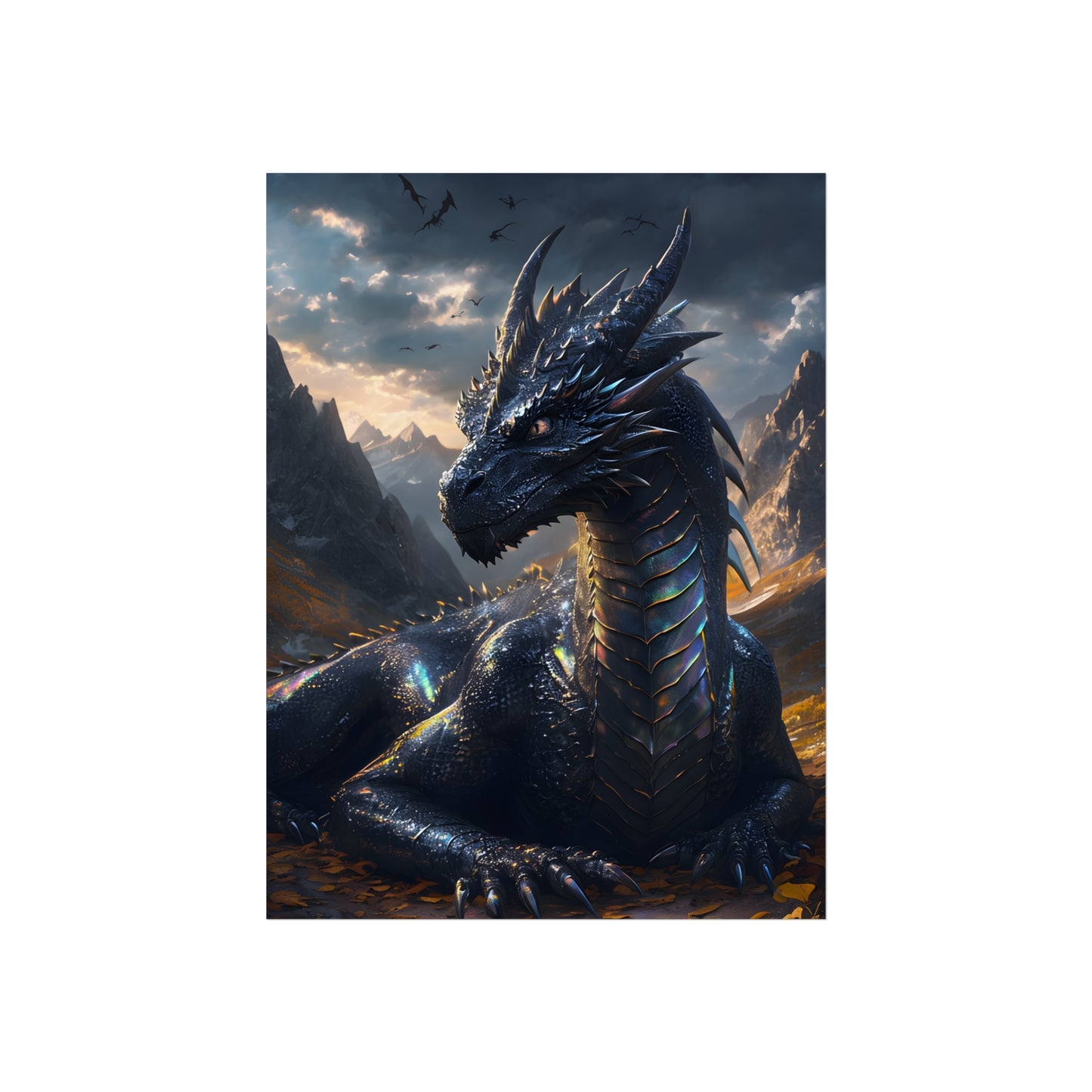 Onyx Storm Fan Art Poster - Reading Corner Decor