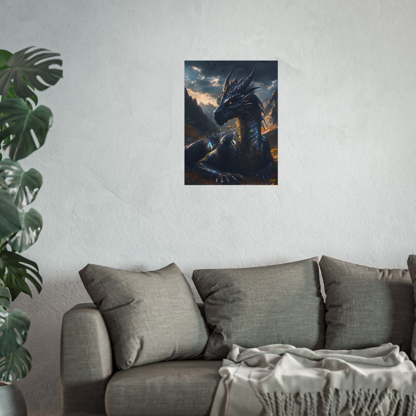 Onyx Storm Fan Art Poster - Reading Corner Decor