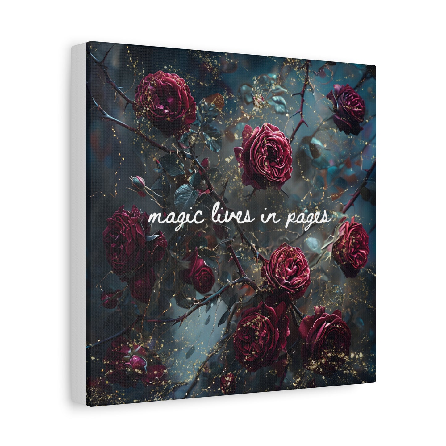 Magic Lives in Pages - Acotar Canvas Wall Art