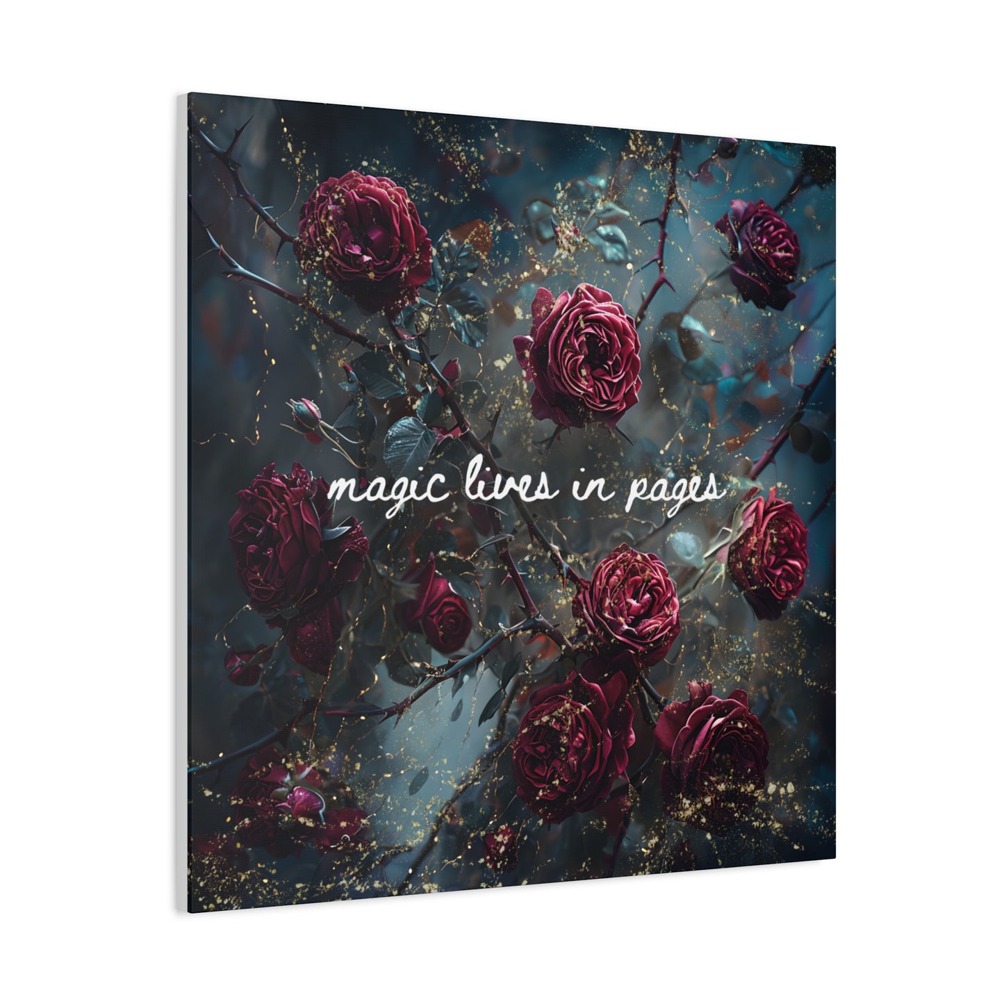 Magic Lives in Pages - Acotar Canvas Wall Art