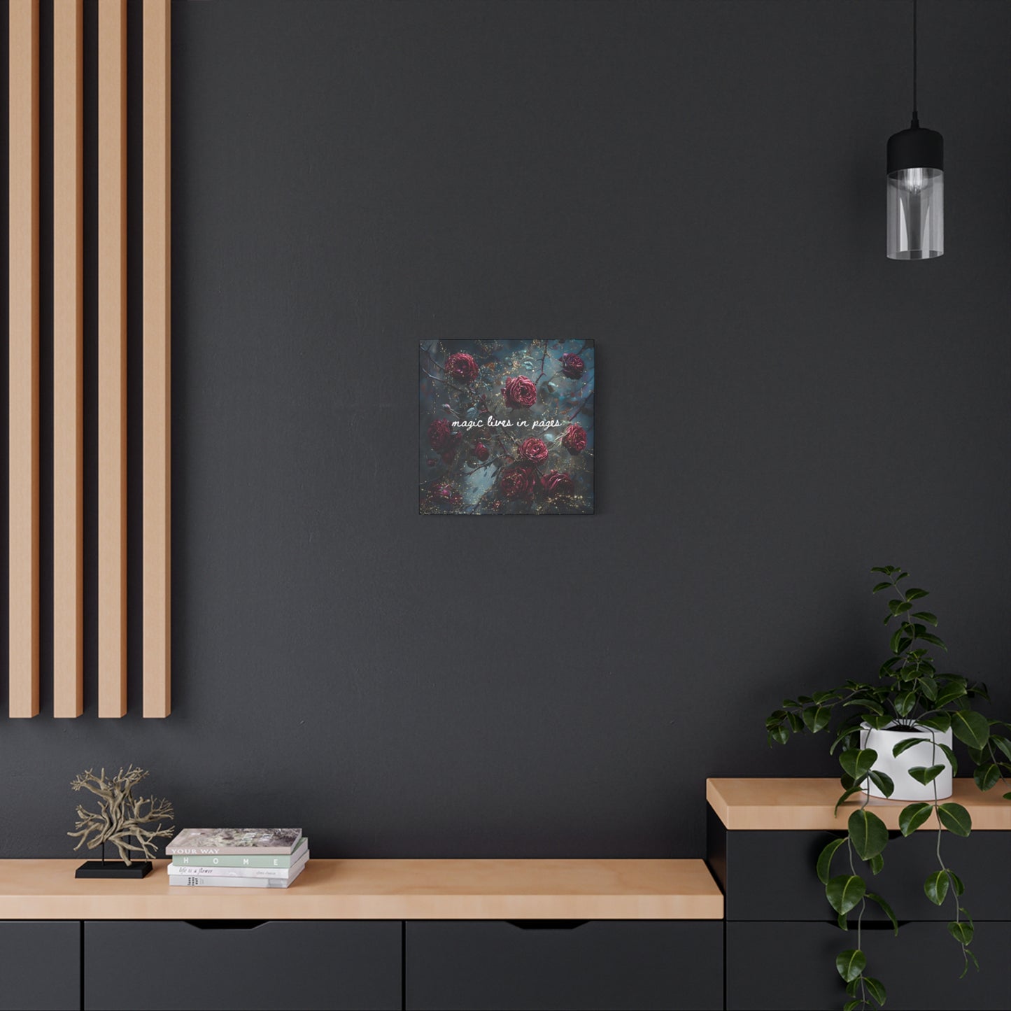 Magic Lives in Pages - Acotar Canvas Wall Art