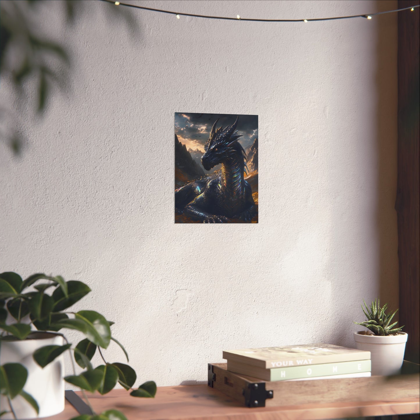 Onyx Storm Fan Art Poster - Reading Corner Decor