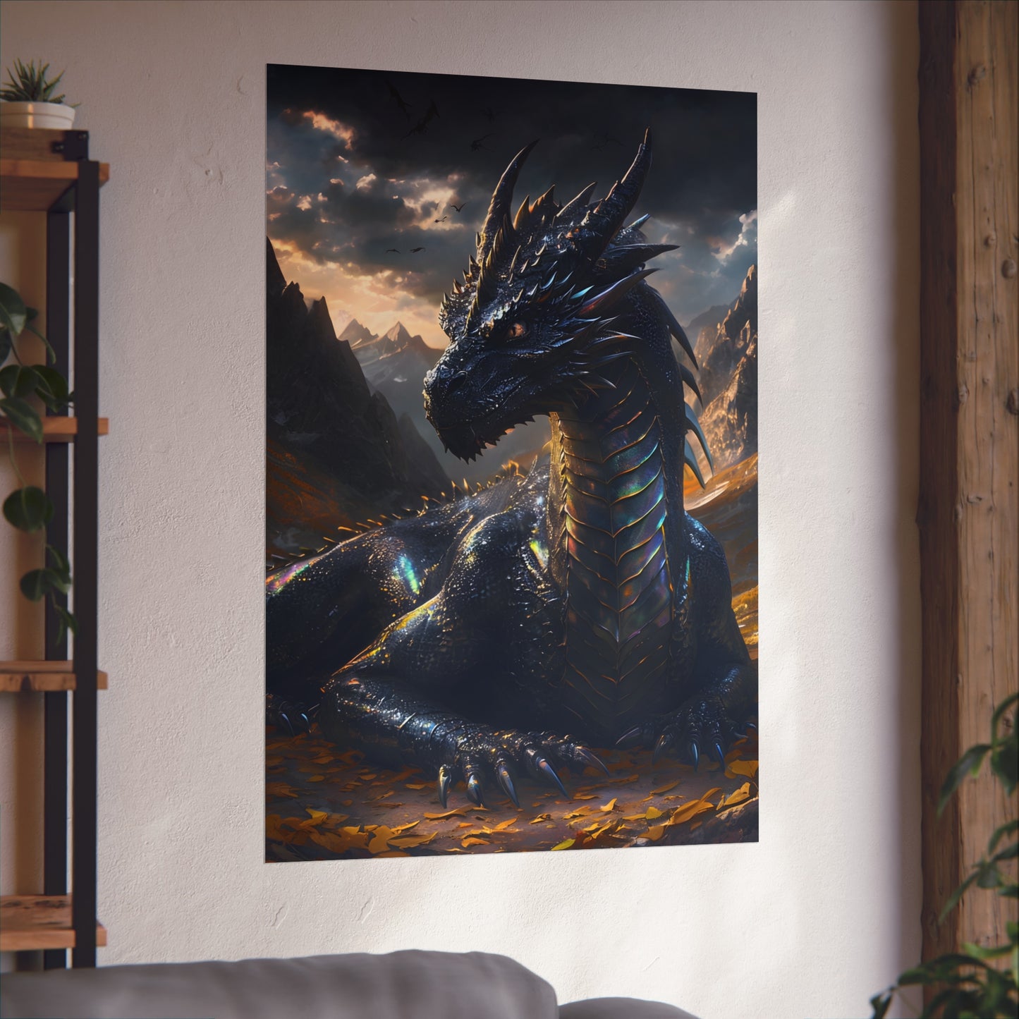 Onyx Storm Fan Art Poster - Reading Corner Decor