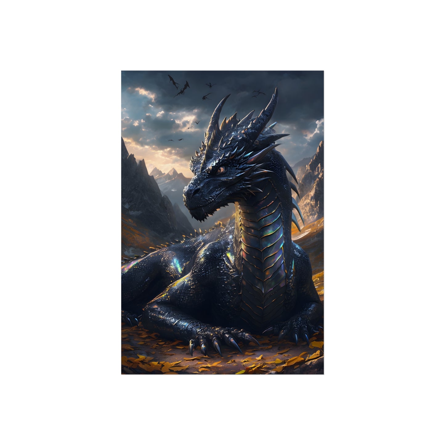 Onyx Storm Fan Art Poster - Reading Corner Decor
