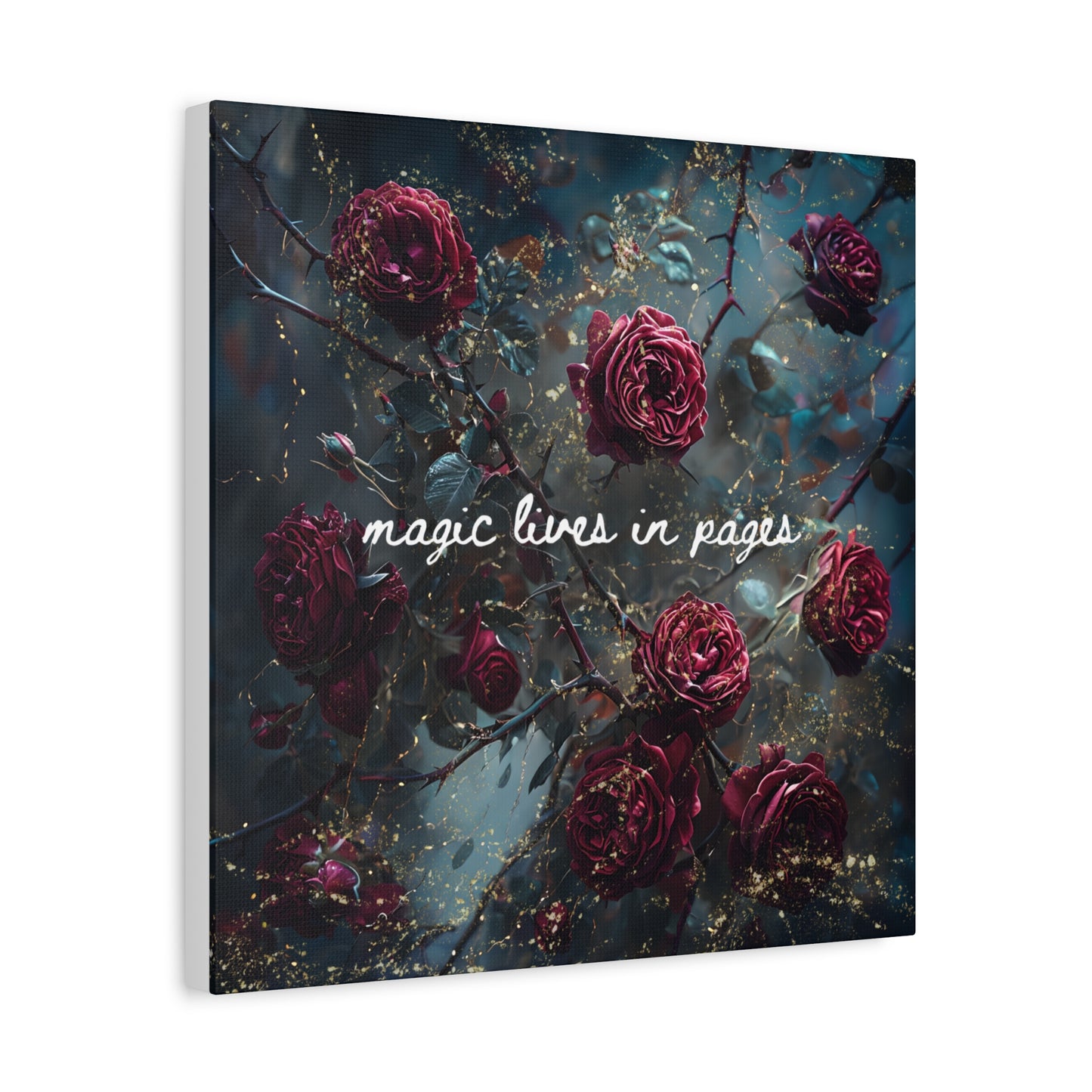 Magic Lives in Pages - Acotar Canvas Wall Art