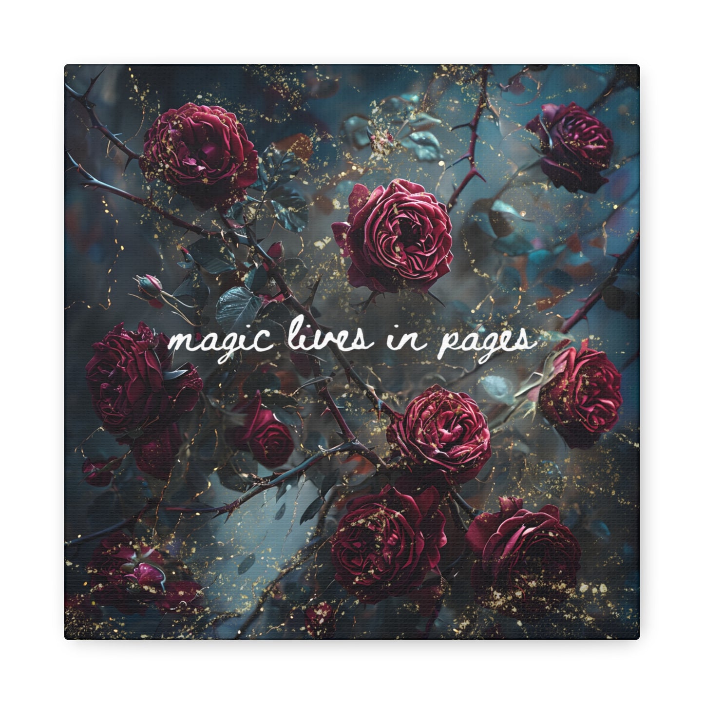 Magic Lives in Pages - Acotar Canvas Wall Art