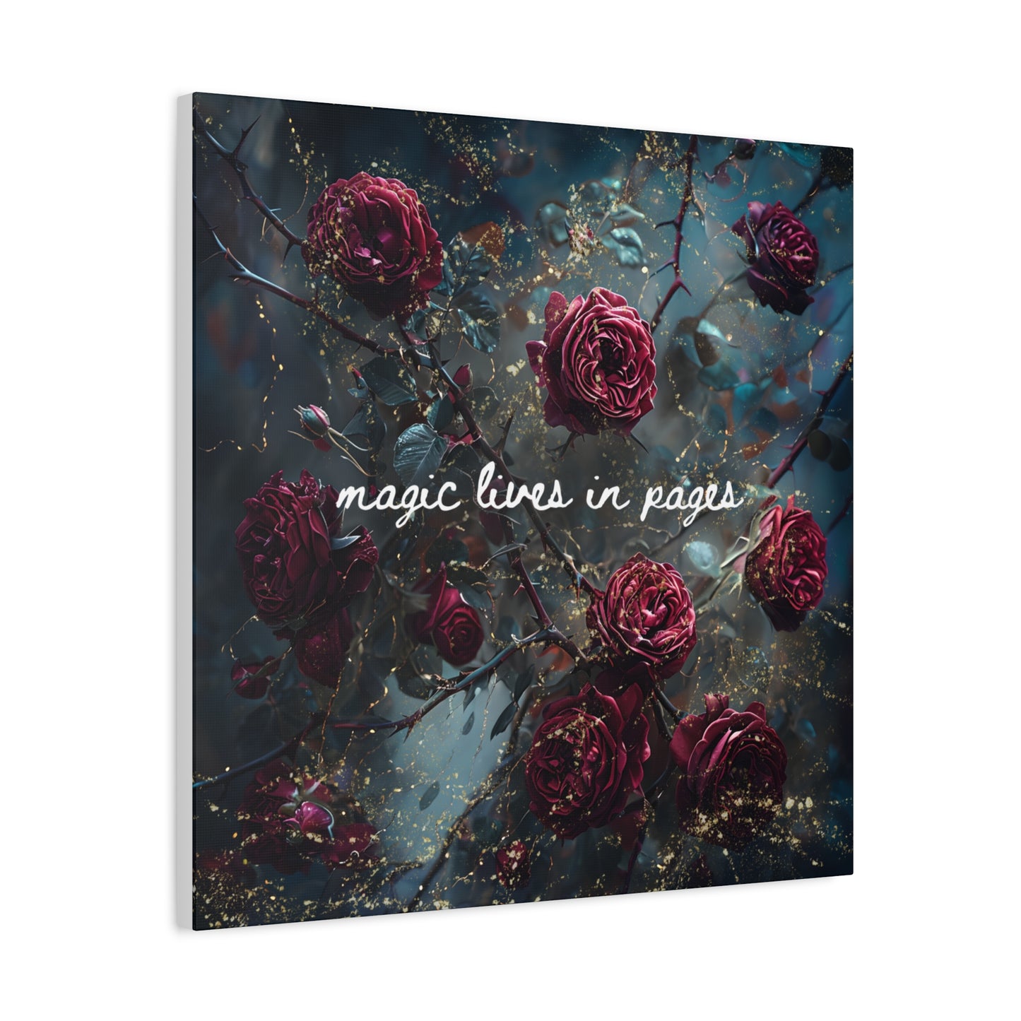 Magic Lives in Pages - Acotar Canvas Wall Art