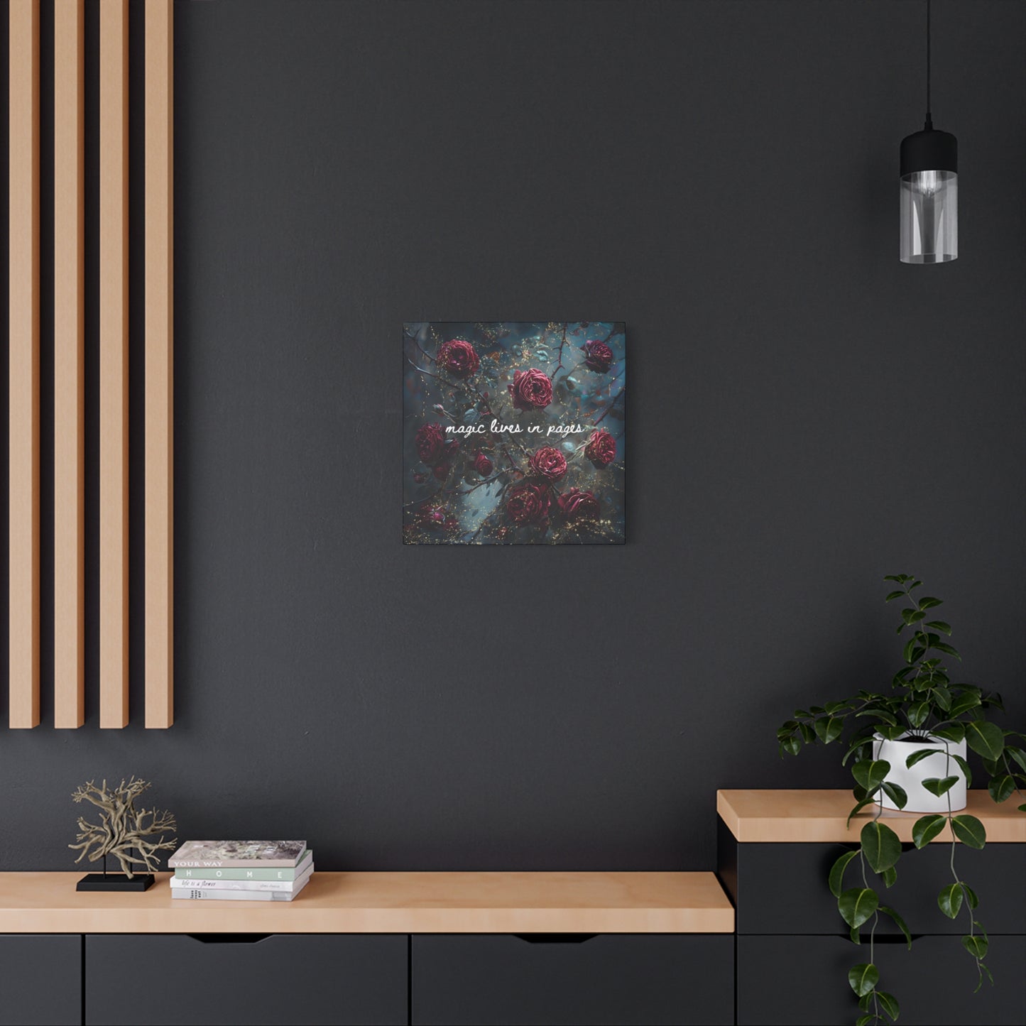 Magic Lives in Pages - Acotar Canvas Wall Art