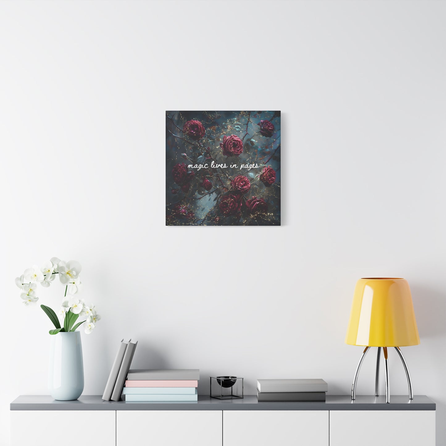 Magic Lives in Pages - Acotar Canvas Wall Art