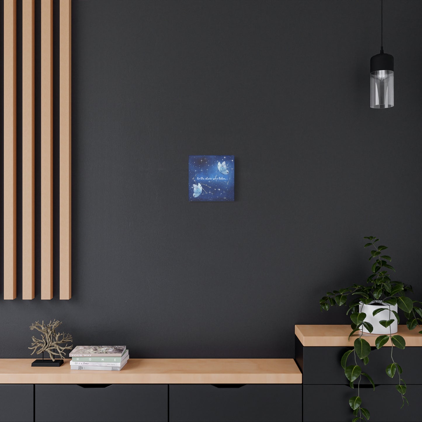 To the Stars Who Listen - Acotar Canvas Wall Art