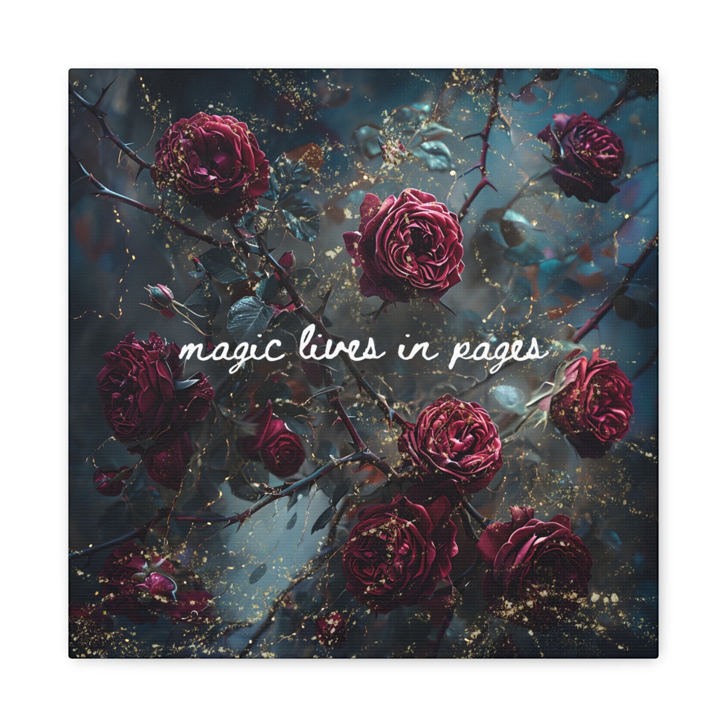 Magic Lives in Pages - Acotar Canvas Wall Art