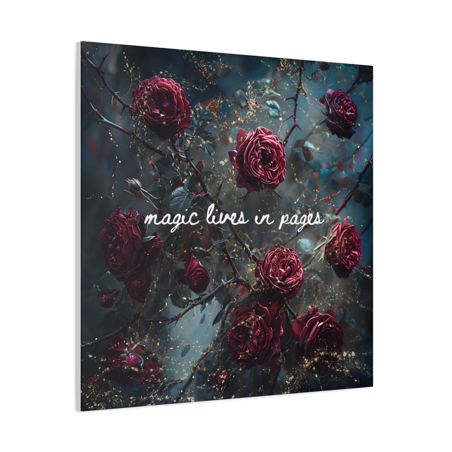 Magic Lives in Pages - Acotar Canvas Wall Art