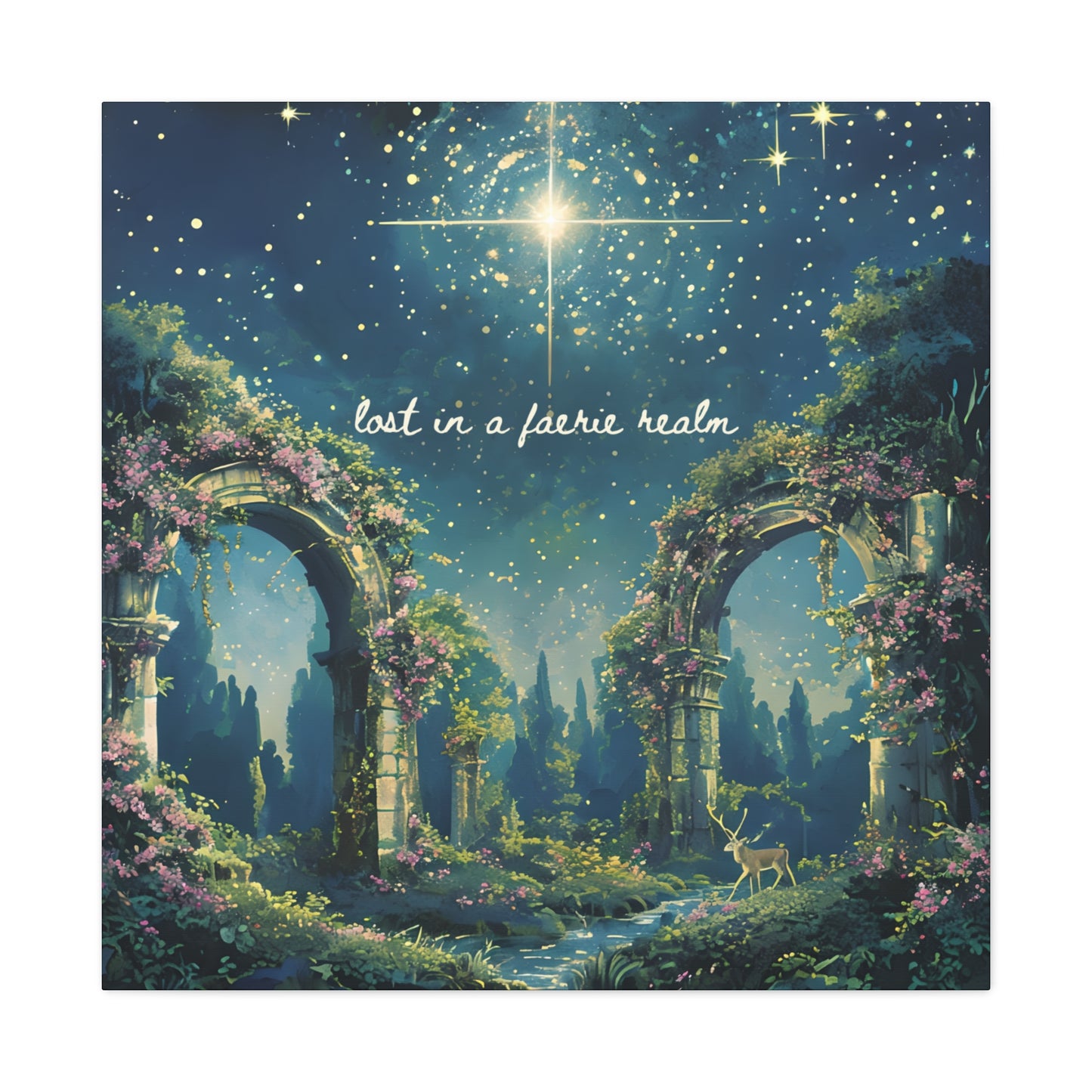 Lost in a Faerie Realm - Spring Court Wall Art Print