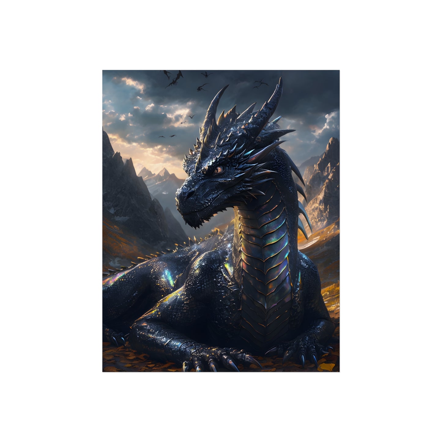 Onyx Storm Fan Art Poster - Reading Corner Decor