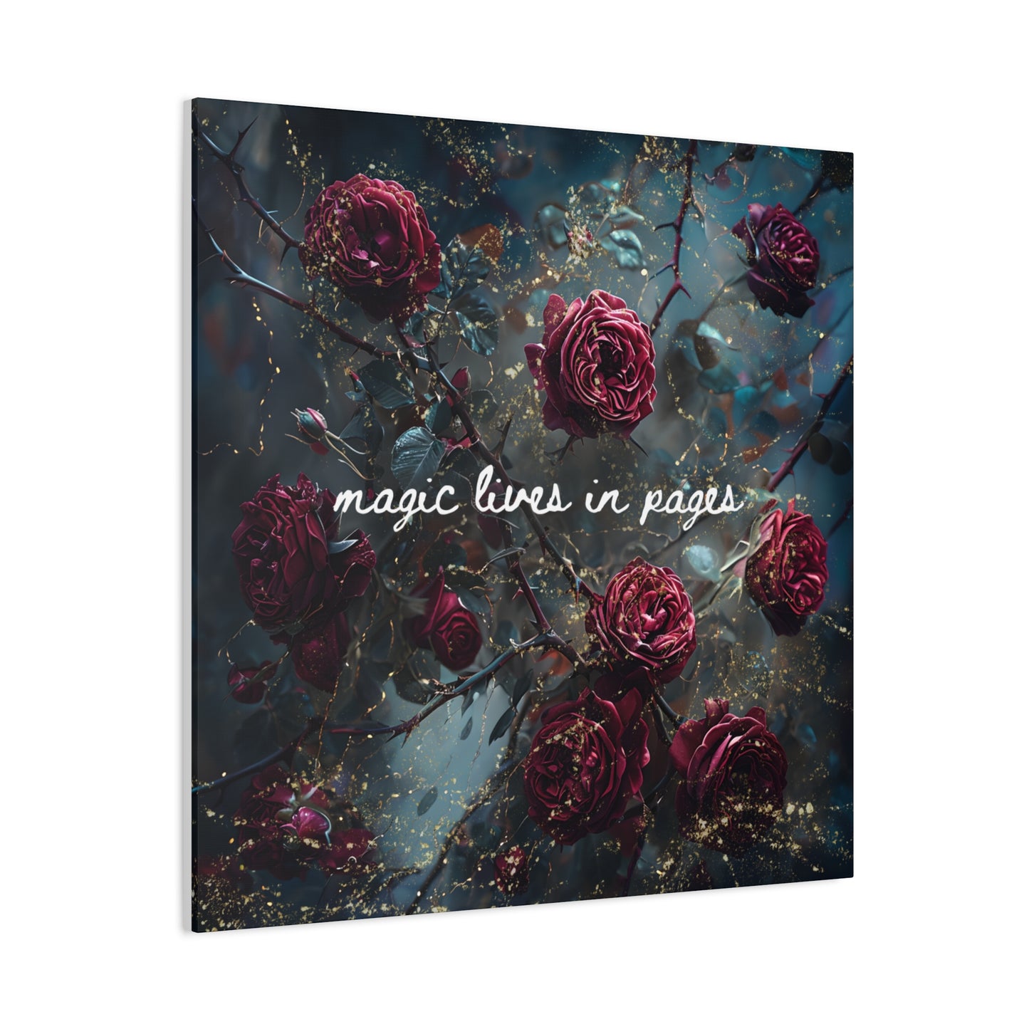 Magic Lives in Pages - Acotar Canvas Wall Art