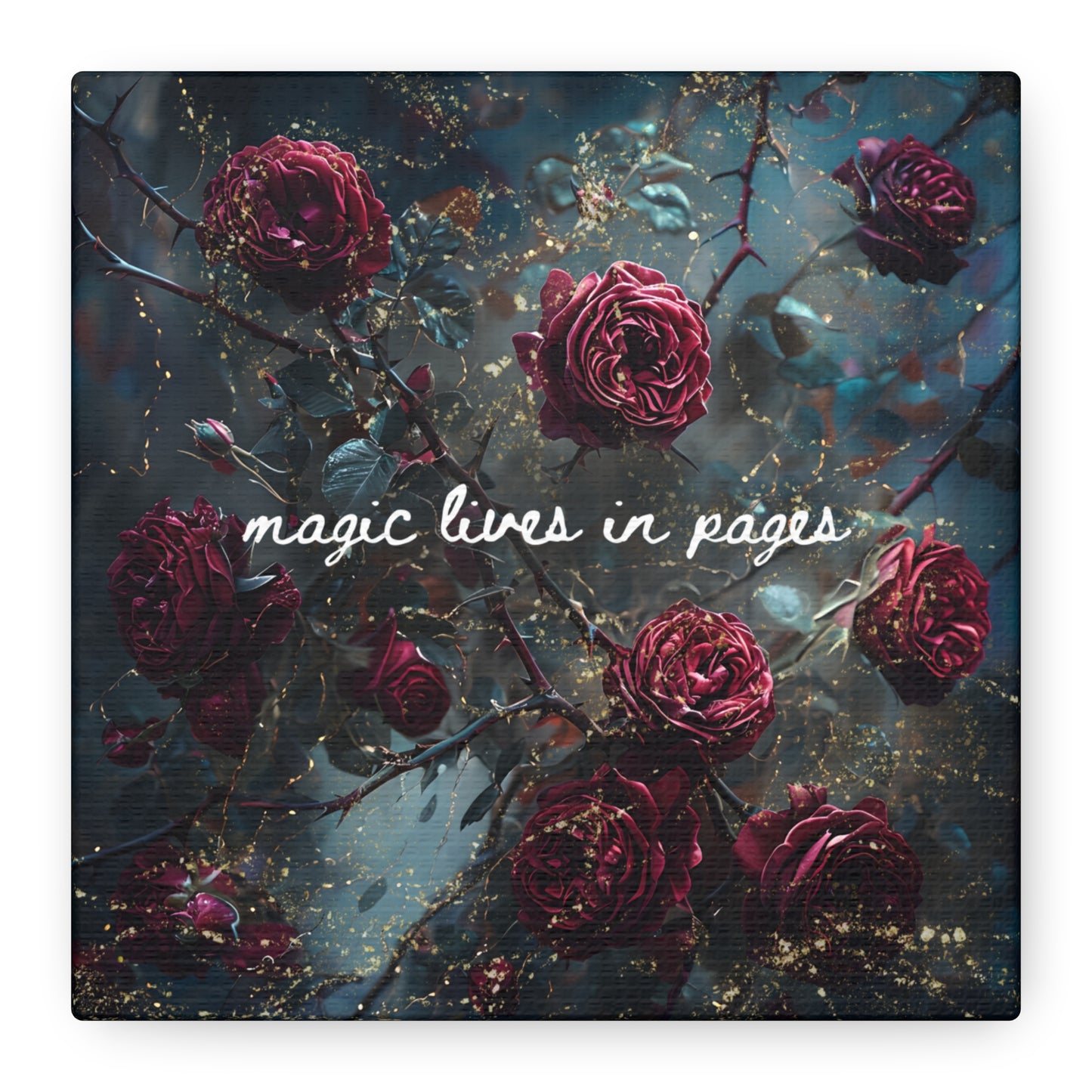 Magic Lives in Pages - Acotar Canvas Wall Art