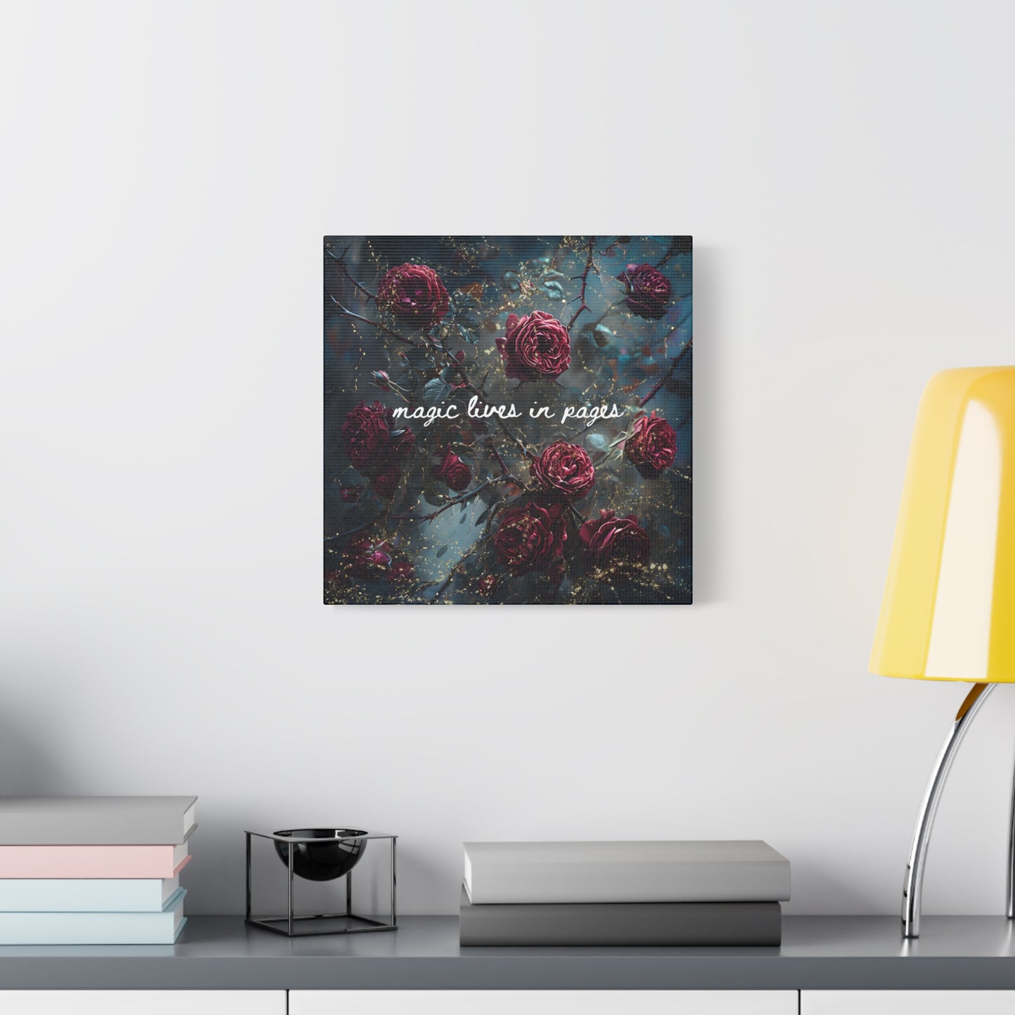 Magic Lives in Pages - Acotar Canvas Wall Art
