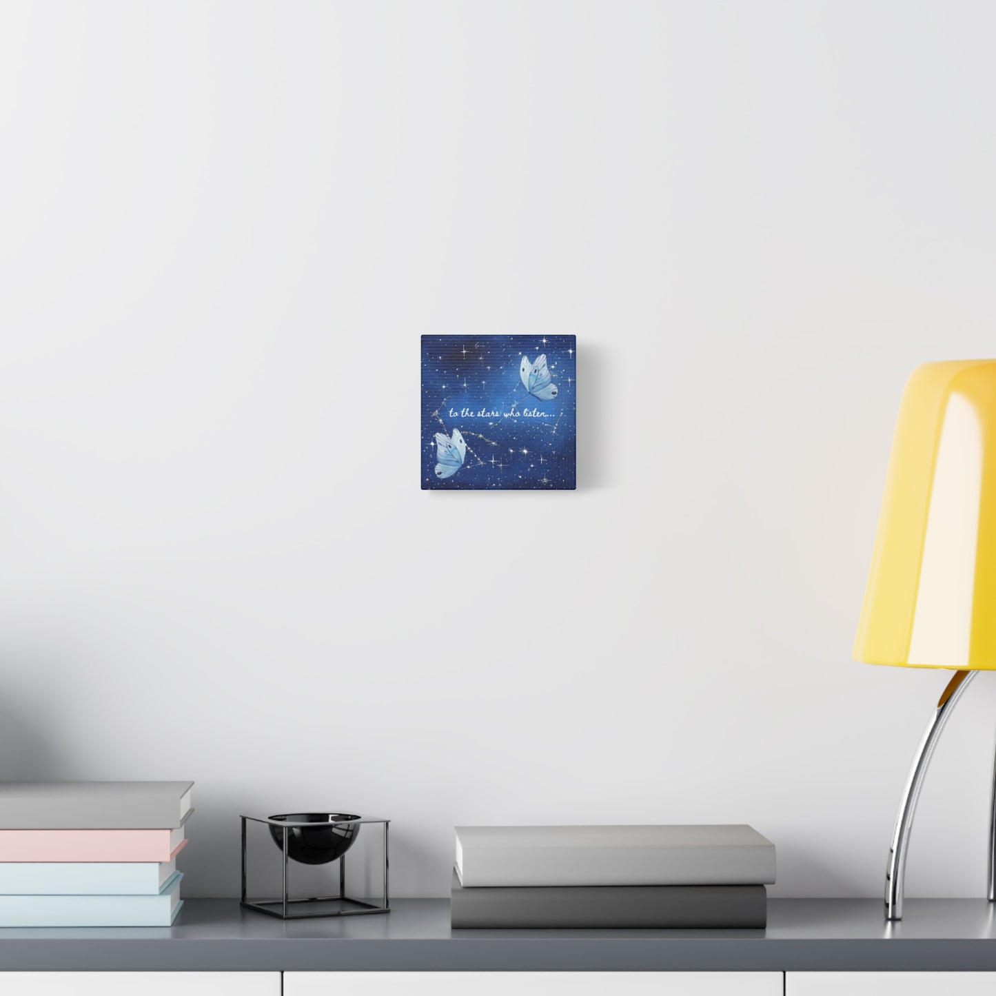 To the Stars Who Listen - Acotar Canvas Wall Art