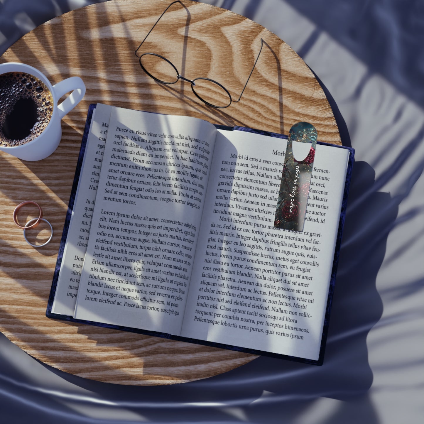 Magic Lives in Pages Bookmark - Bookish Gift for Readers