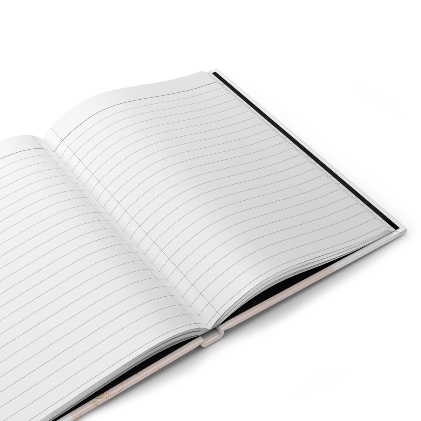 Blush Pink Celestial A5 Hardcover Notebook - “I have lived a thousand lives because I read.”