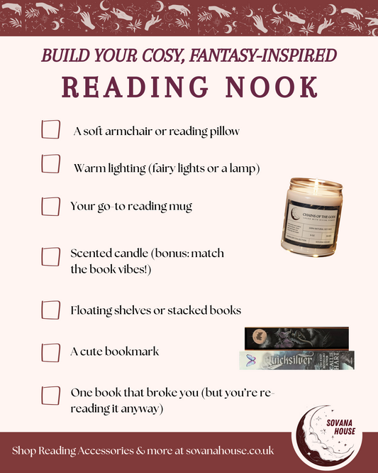 How to Style a Cozy Fantasy-Inspired Reading Nook