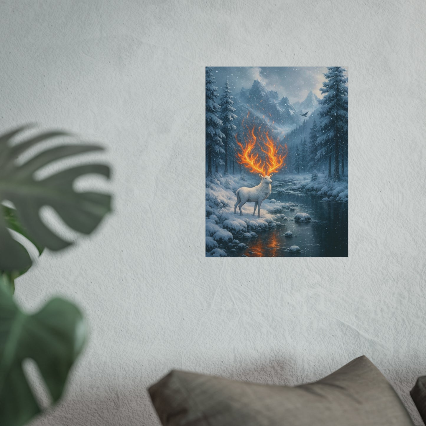 The Lord of the North - White Stag Poster