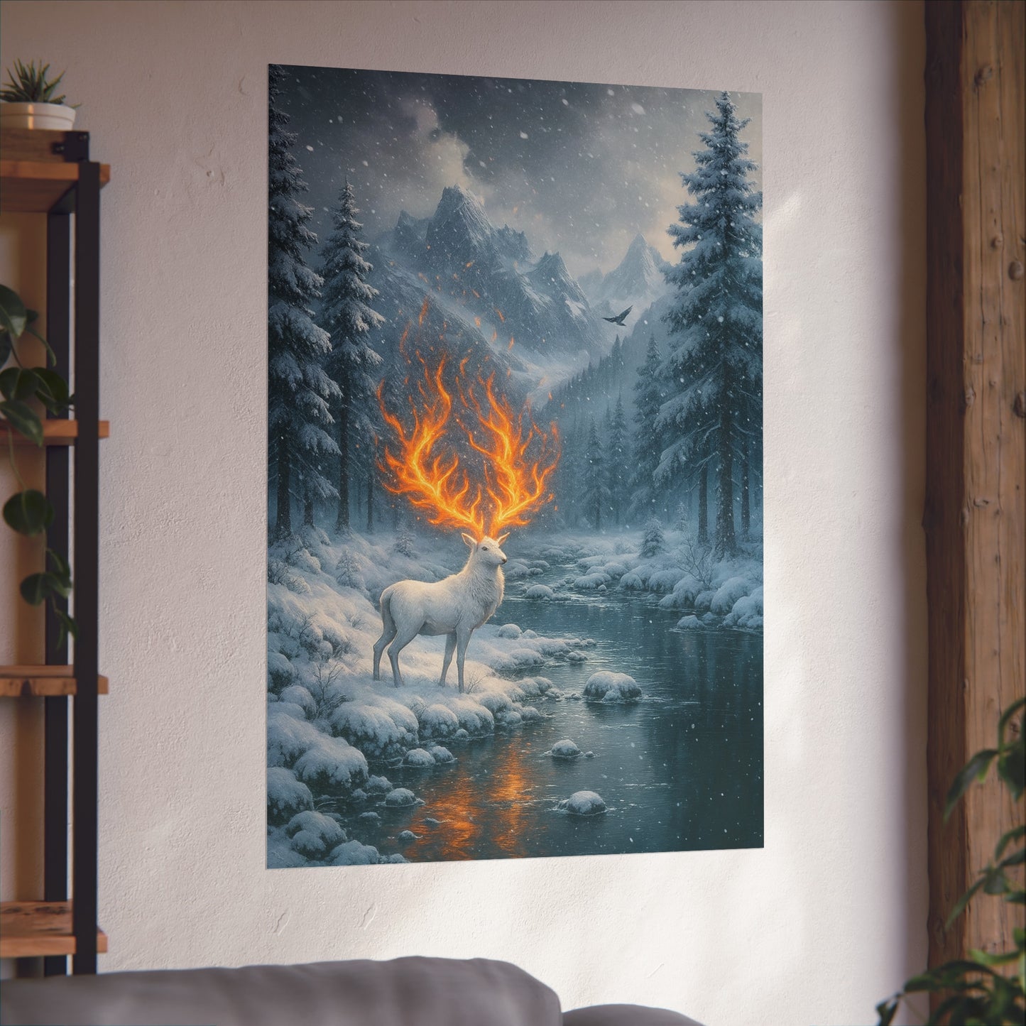 The Lord of the North - White Stag Poster