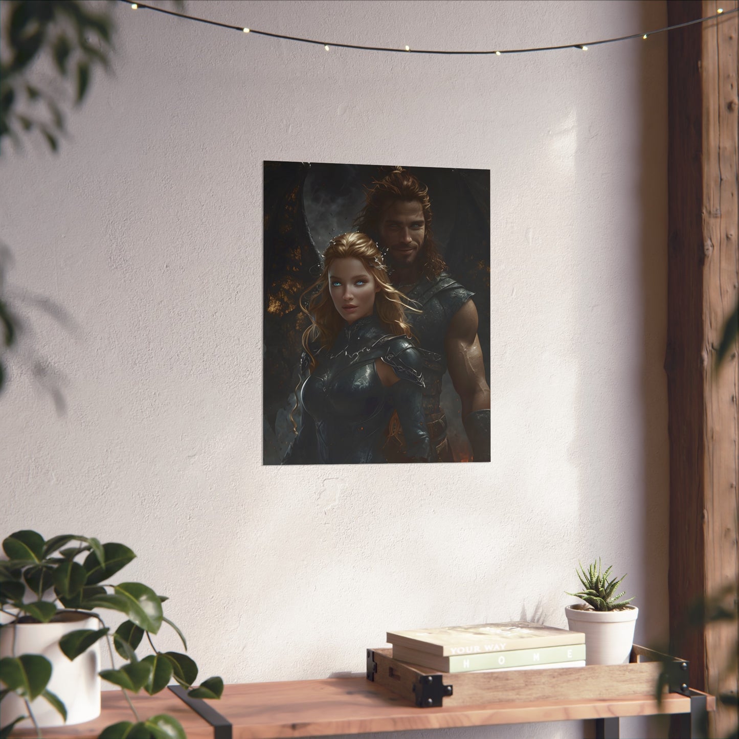 Nesta and Cassian Wall Art