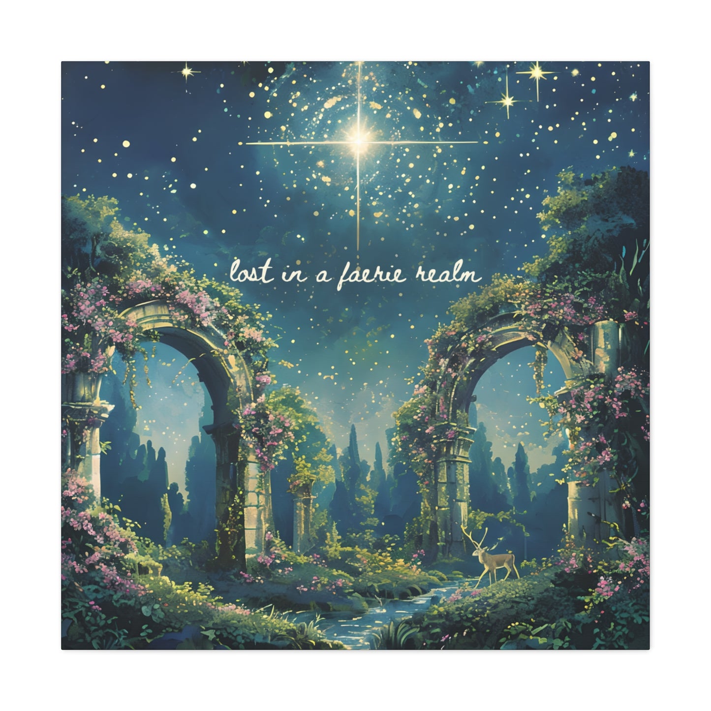Lost in a Faerie Realm - Spring Court Wall Art Print