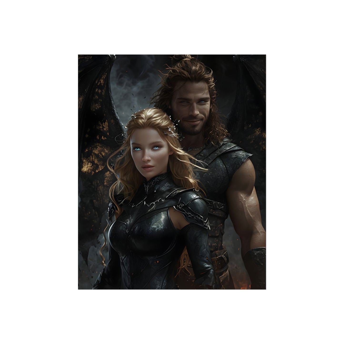 Nesta and Cassian Wall Art