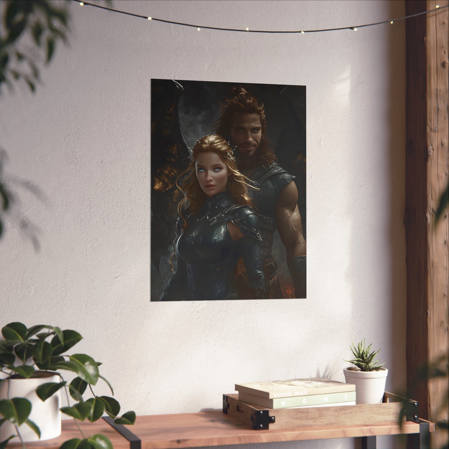 Nesta and Cassian Wall Art