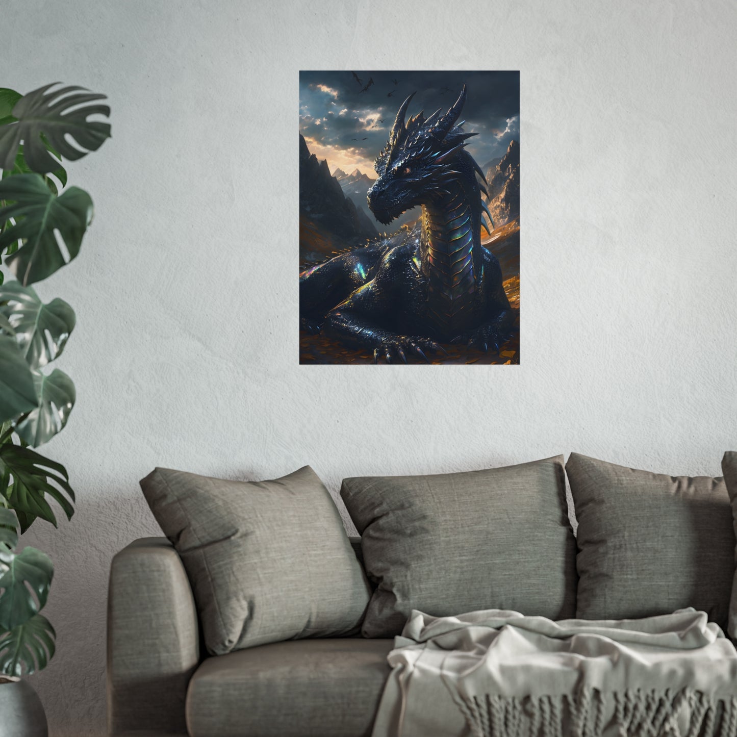 Onyx Storm Fan Art Poster - Reading Corner Decor