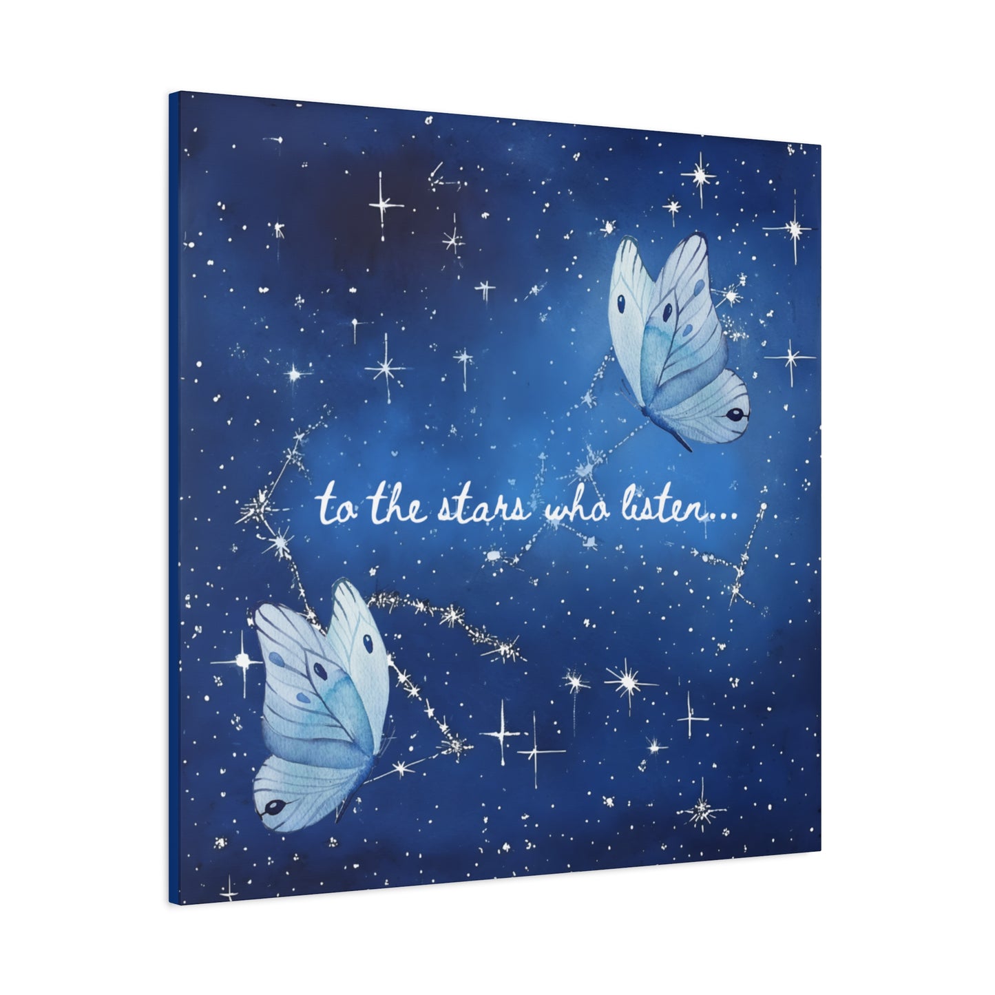 To the Stars Who Listen - Acotar Canvas Wall Art