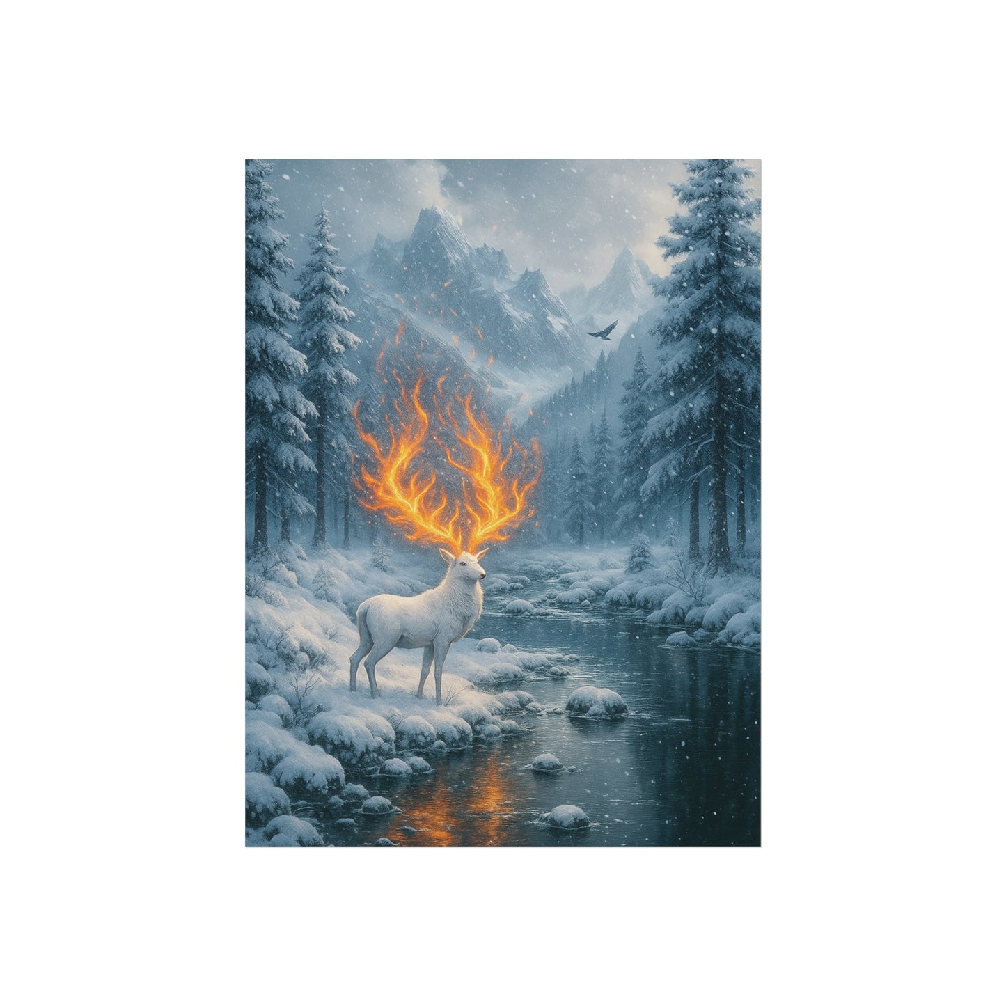 The Lord of the North - White Stag Poster