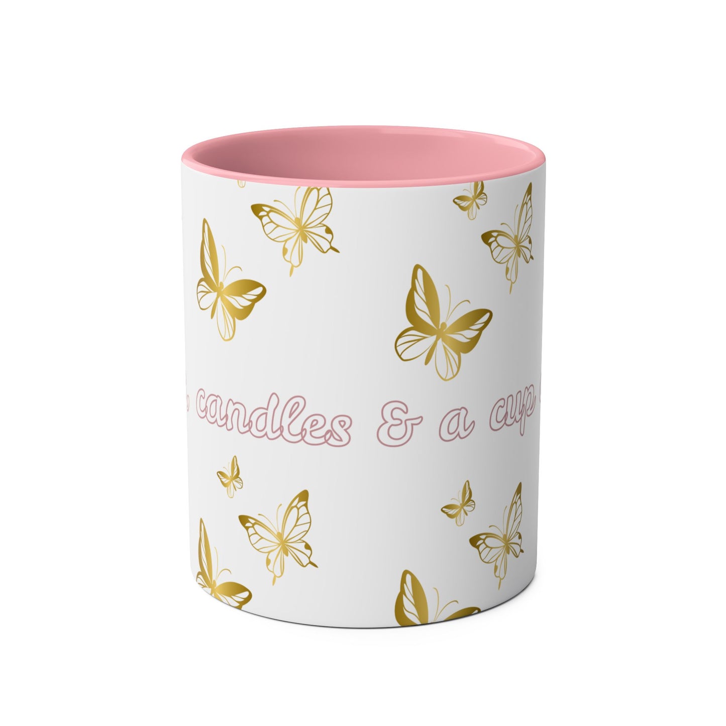 Books, Candles & A Cup of Tea Mug - Cozy Bookish Gift