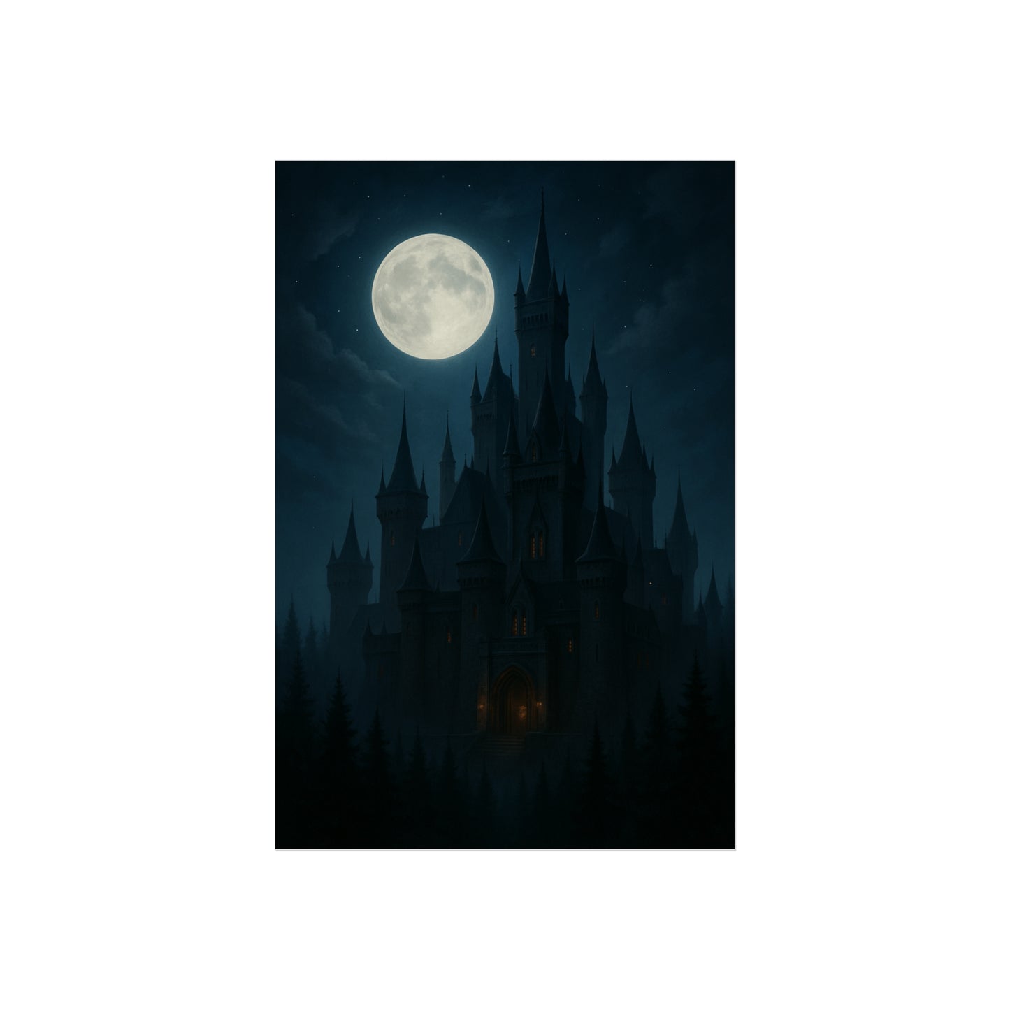 The Nightborn Castle – Gothic Vampire Wall Art from Crowns of Nyaxia
