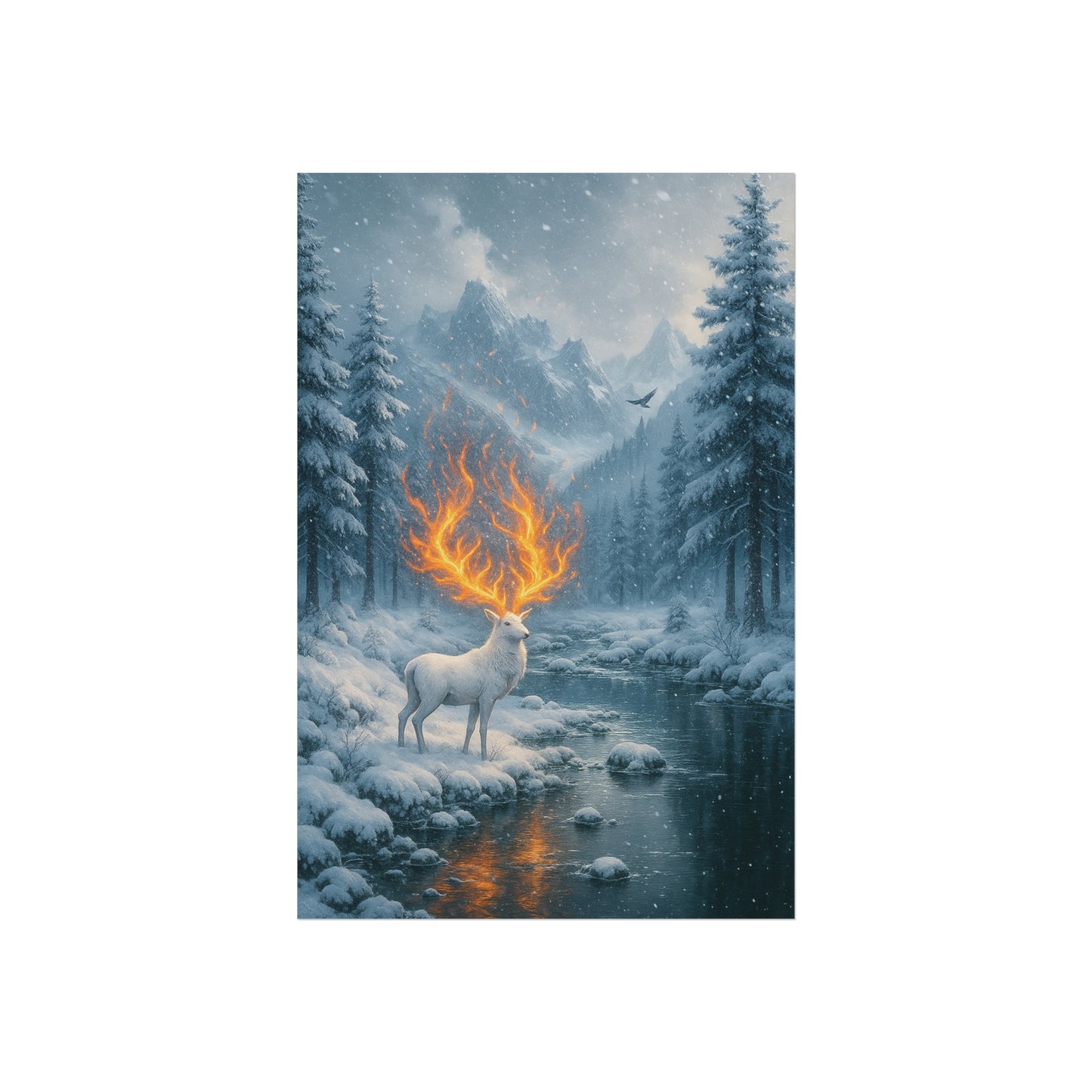The Lord of the North - White Stag Poster