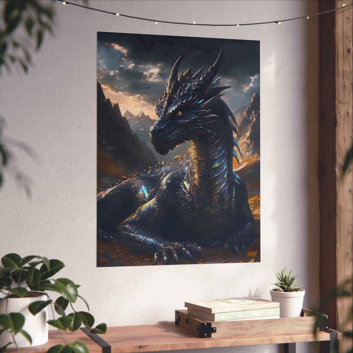 Onyx Storm Fan Art Poster - Reading Corner Decor