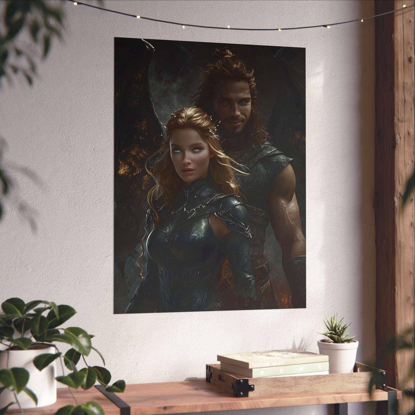 Nesta and Cassian Wall Art