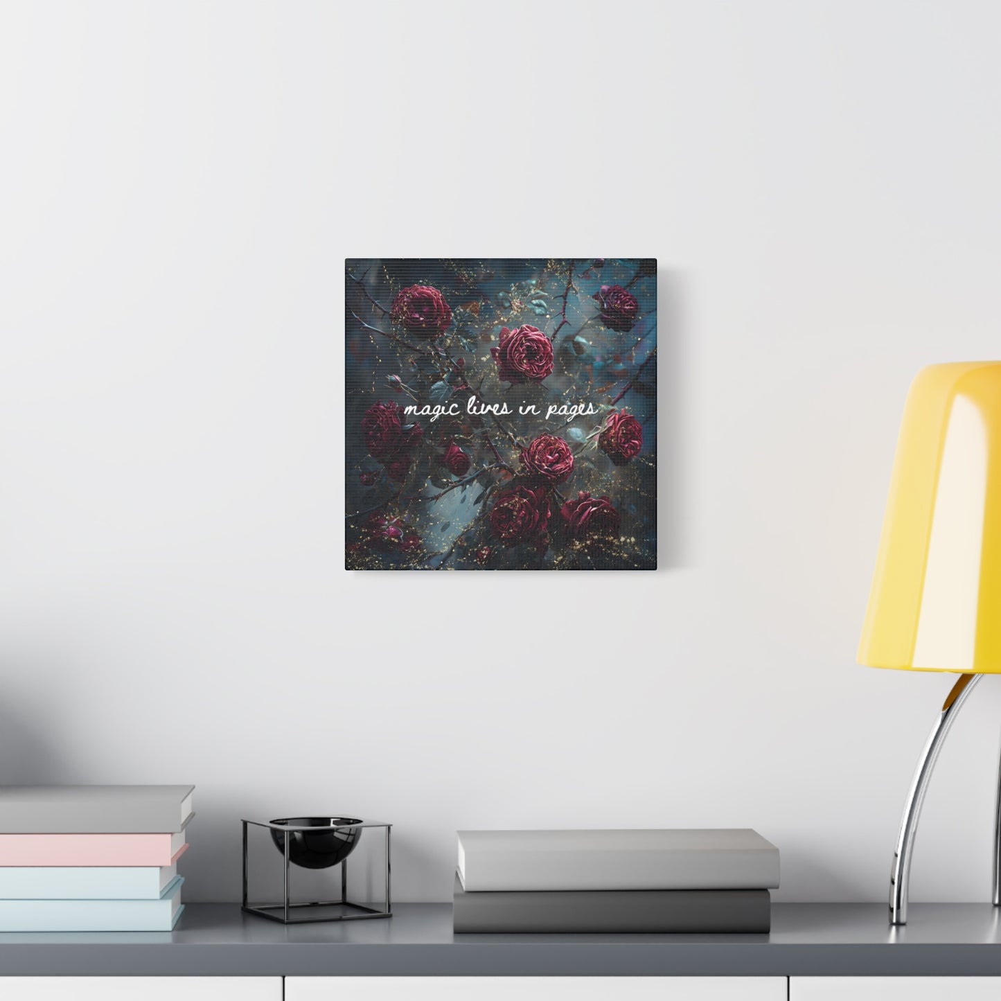 Magic Lives in Pages - Acotar Canvas Wall Art
