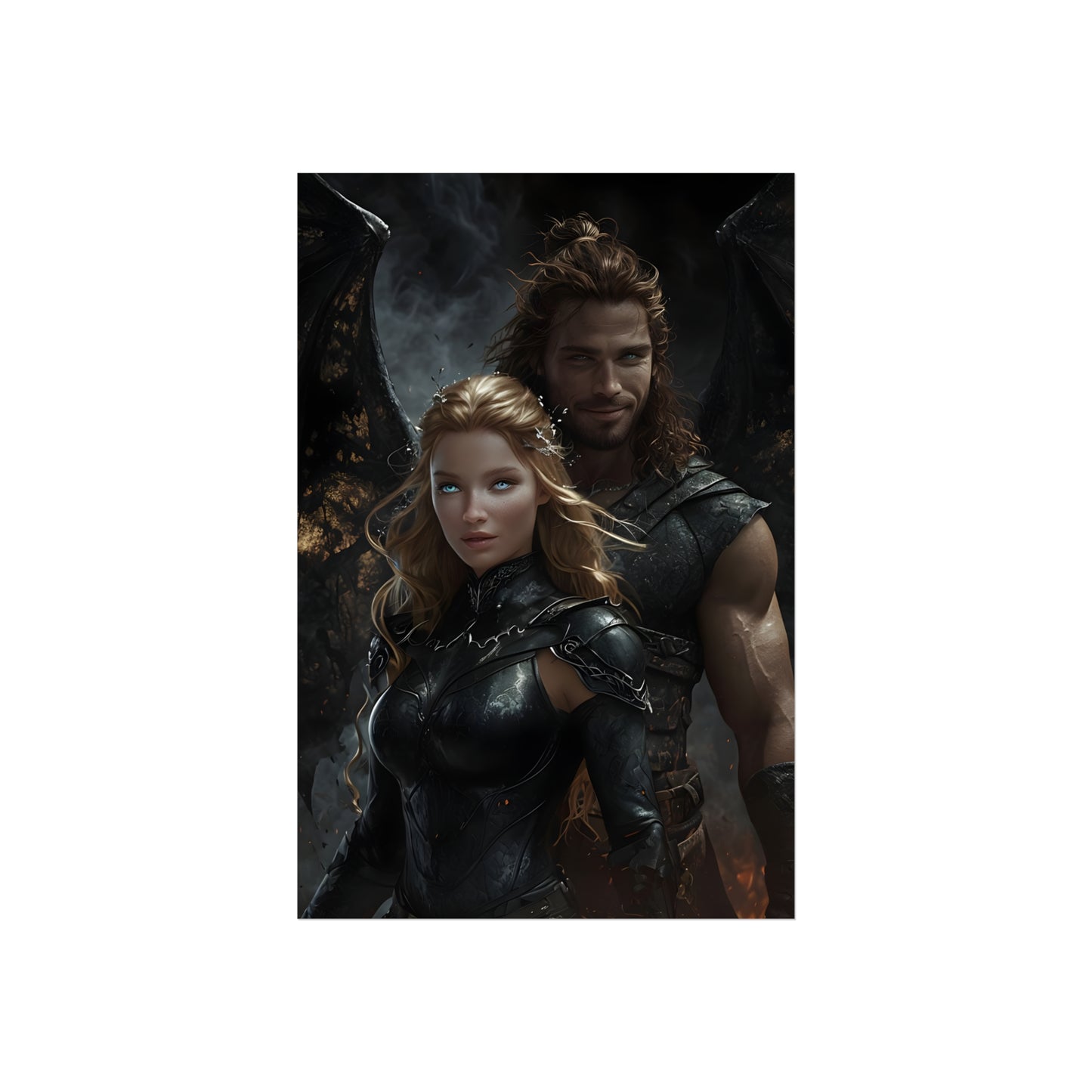 Nesta and Cassian Wall Art