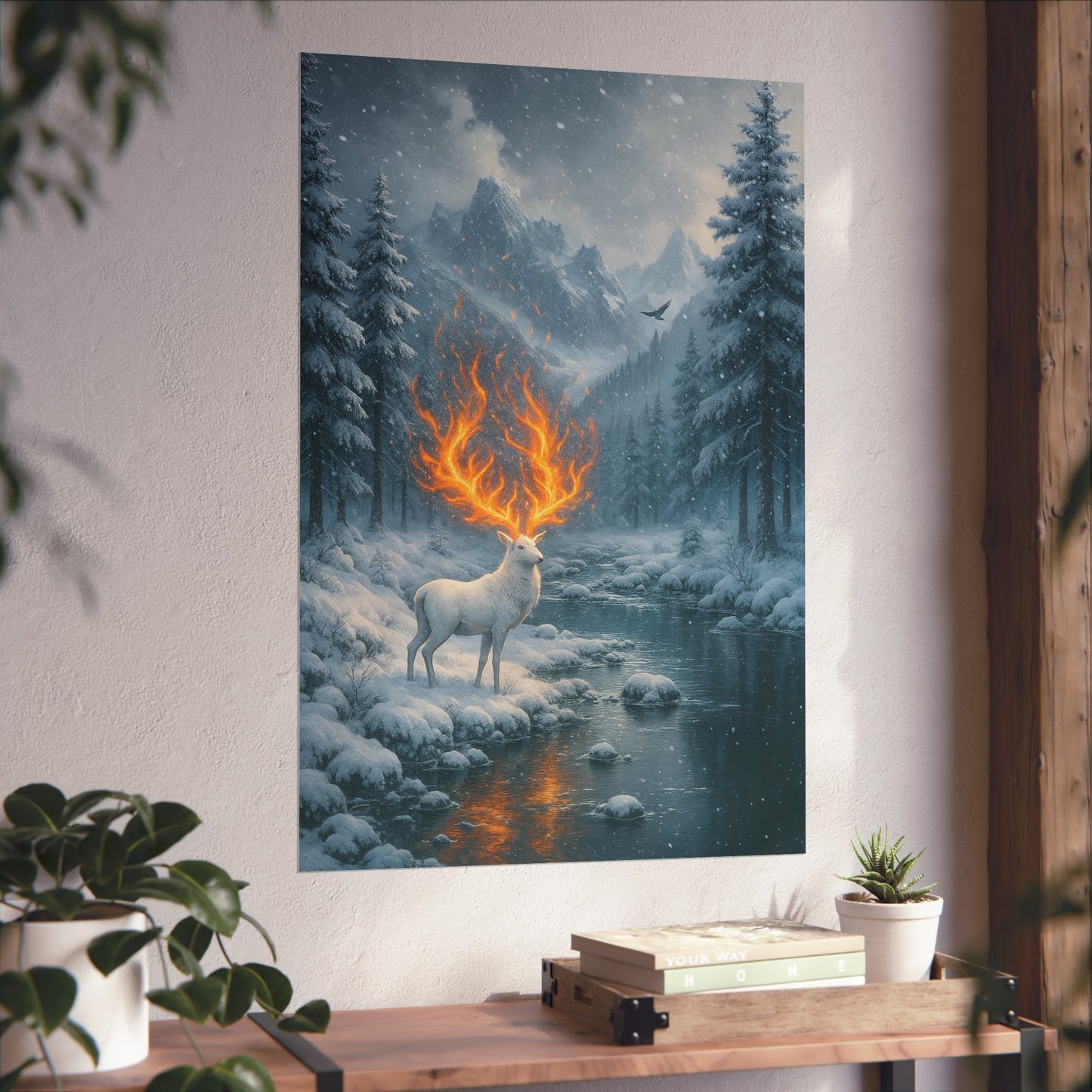 The Lord of the North - White Stag Poster