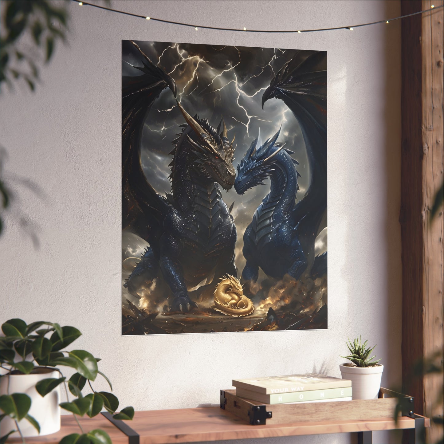 Fourth Wing Dragons - Tairn, Sgayel and Andarna Fan Art