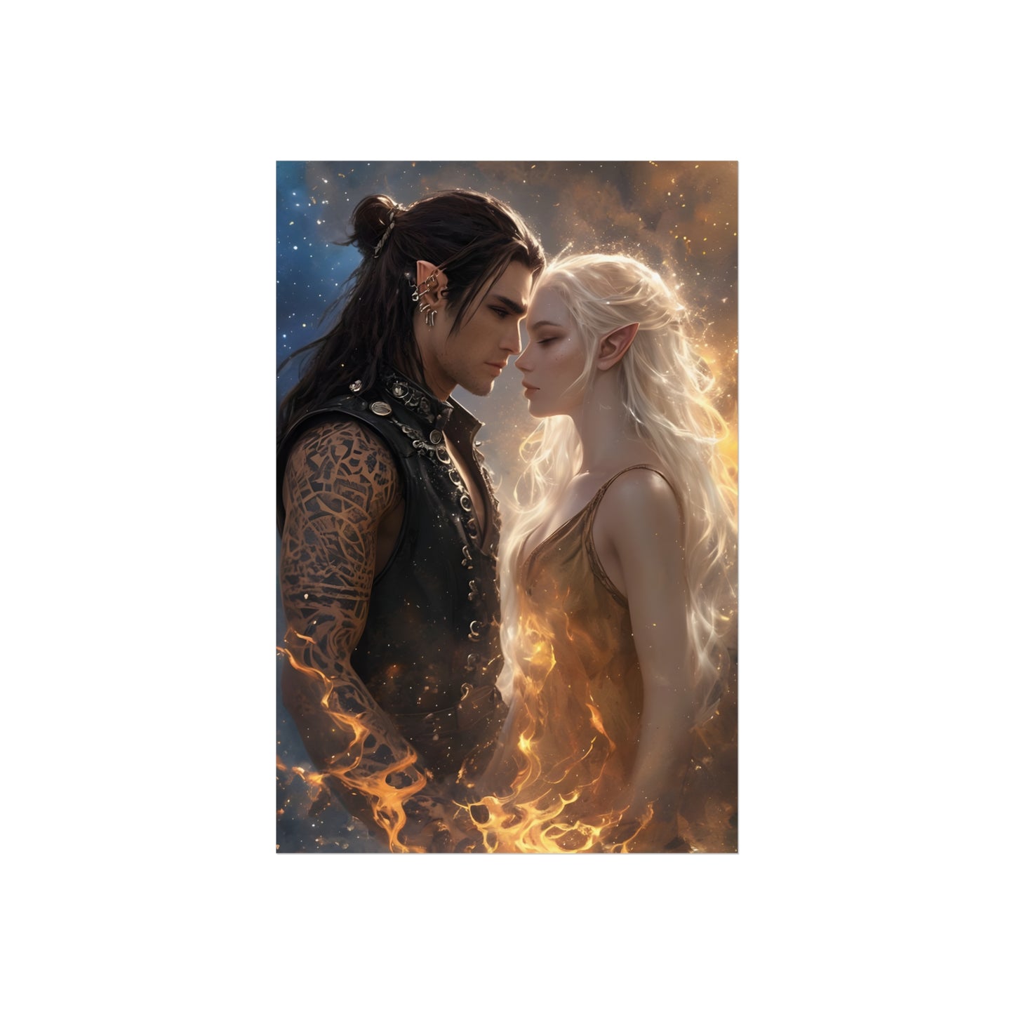 Ruhn & Lidia - Crescent City Fan Art Poster