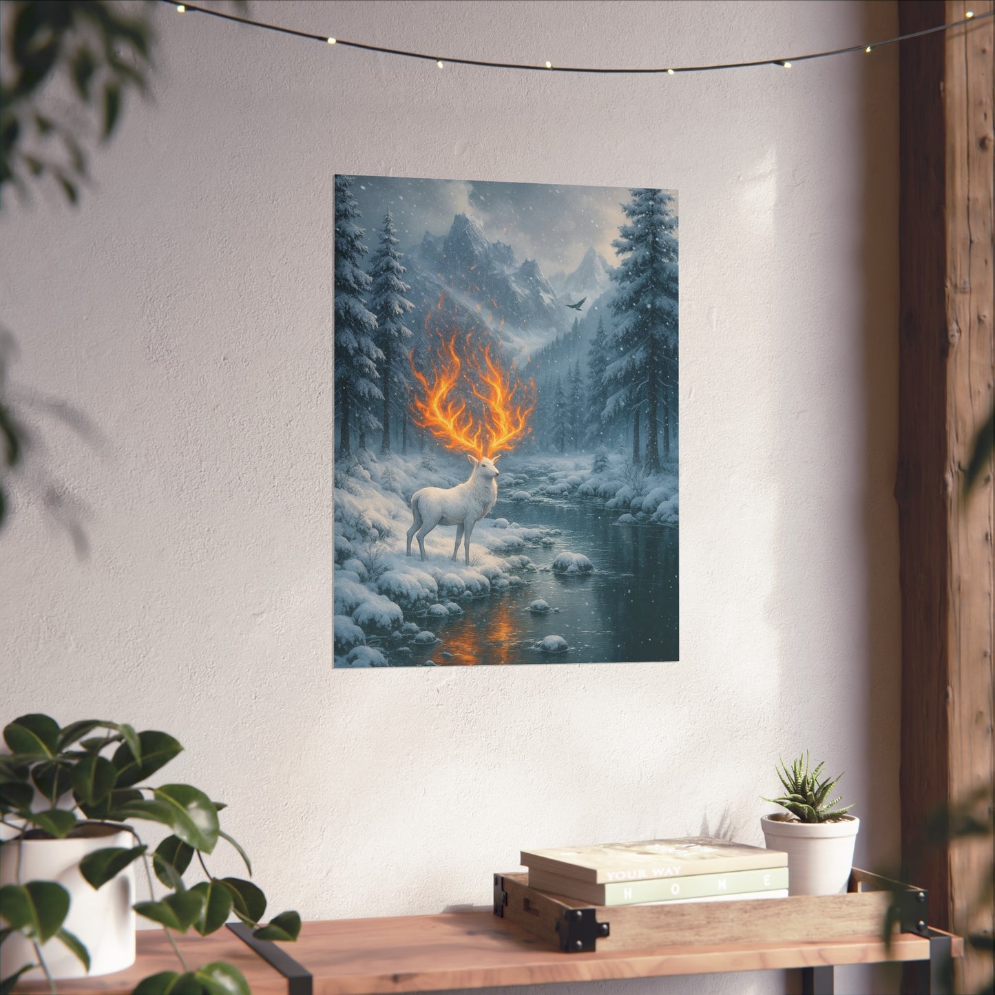 The Lord of the North - White Stag Poster
