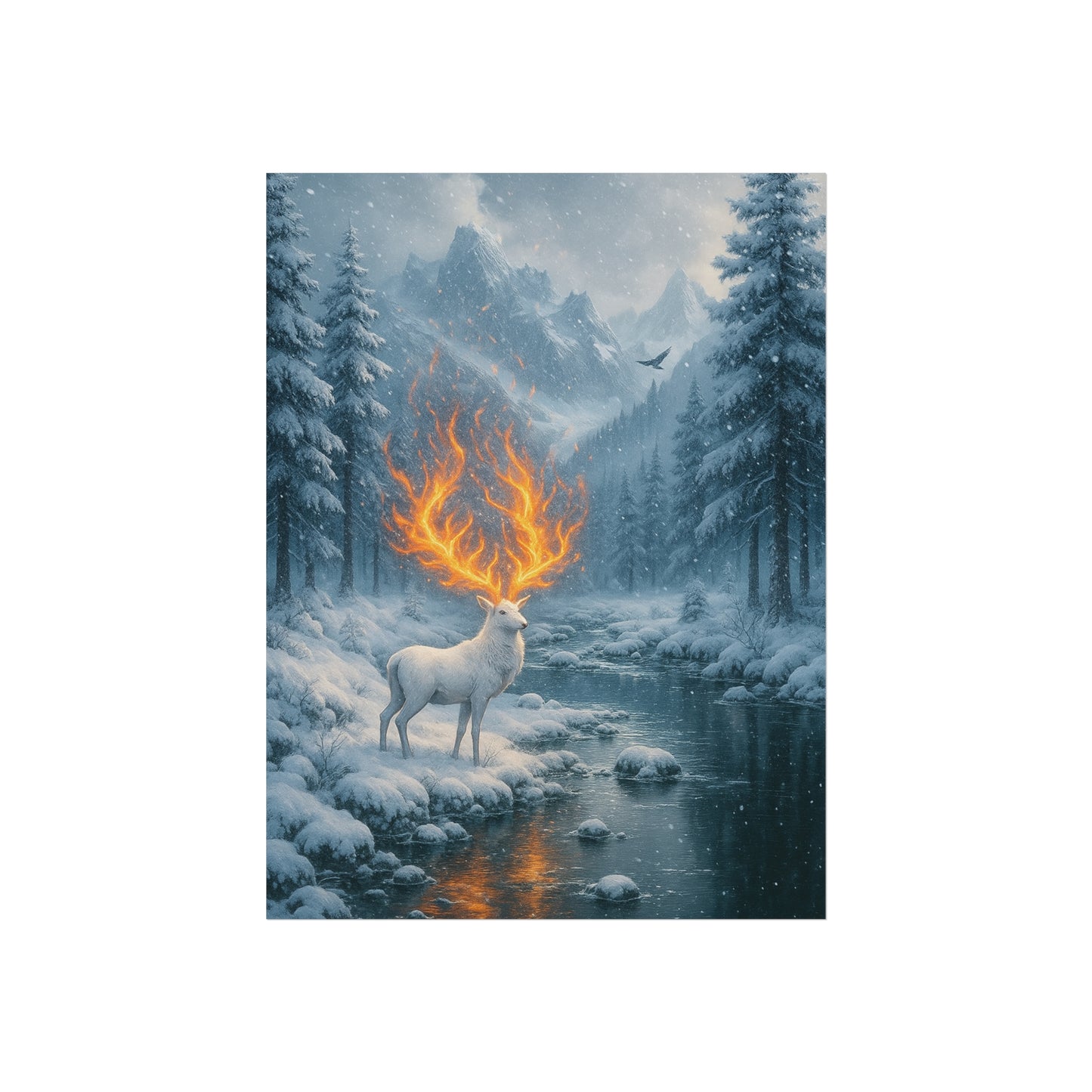 The Lord of the North - White Stag Poster